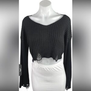 Urban Outfitters Charcoal Knit Sweater